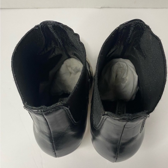 Francesco Sacco black ankle boot with reptile design on the toe - Picture 5 of 6